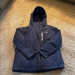 Columbia Whirlibird Interchangeable Jacket. NWOT. Navy. Women’s size 3X.